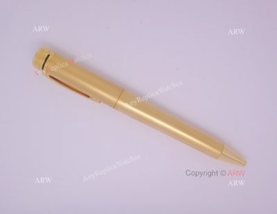 Fake Montblanc Heritage Collection 1912 Capless Rollerball Pen gold barrel